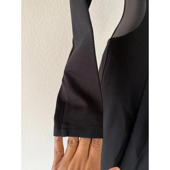 Nicholas Zaire Open Back Long Sleeve Jersey Maxi Dress w/ Slit - Sz 2 - Picture 7 of 15